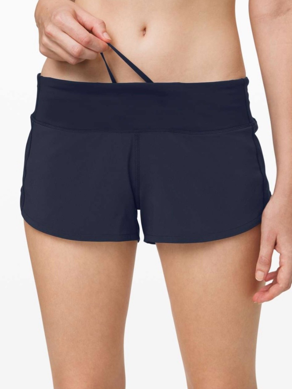 lululemon speed up short true navy blue 2.5” 6 W7AWYR